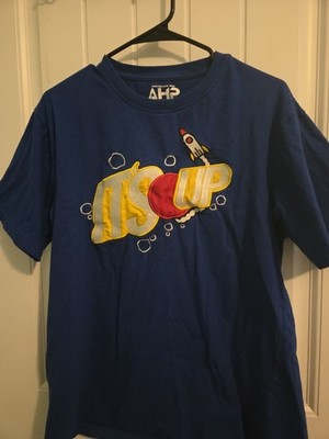 Another Hype Piece Blue Shirt Mens XL It's Up  (W2)