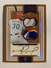 2016 Panini Prime Cuts - Rookie Auto Nomar Mazara #25 Holo Red /5 (AU, RC)