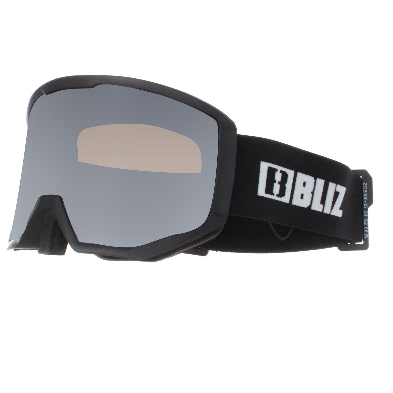 Bliz Ski Goggles Spark ZG8005-0500 Black Orange Silver Mirror