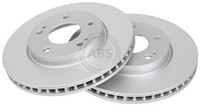 2X A.B.S. Bremsscheibe 17434 FüR Galant Space Lancer Mitsubishi Runner Eclipse 7