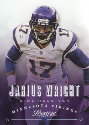 2013 Prestige #109 Jarius Wright - FB