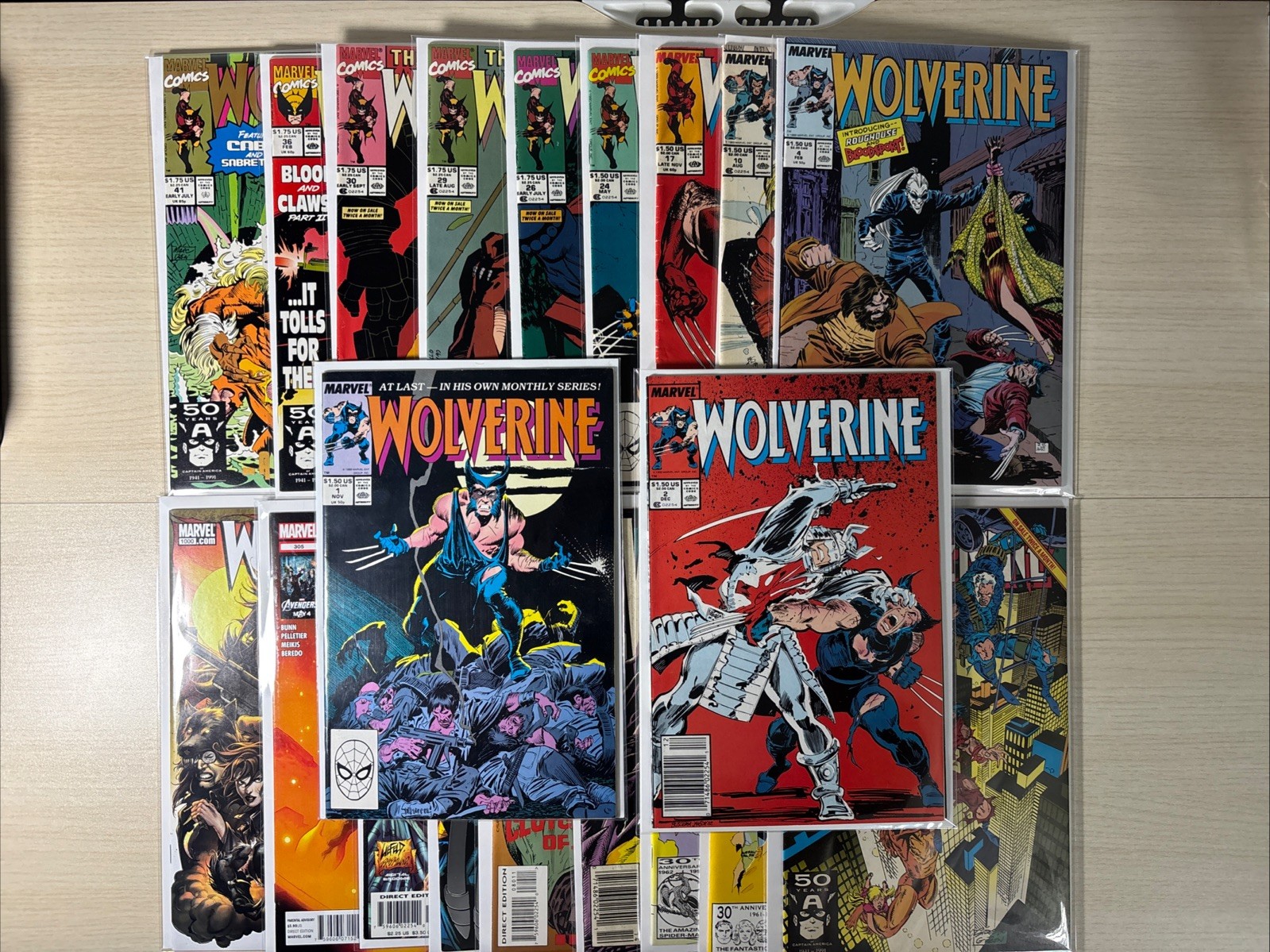 Wolverine #1 Comic Lot (20 issues) Marvel Comics 1988