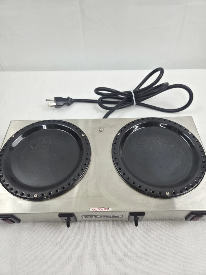 Calentador de cafetera BUNN modelo de doble posición! WX2 funcionando Foto 2 de 4