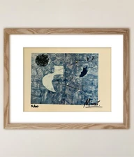 Joan Miró - Original Signed Print with COA and $3,500 Appraisal -+