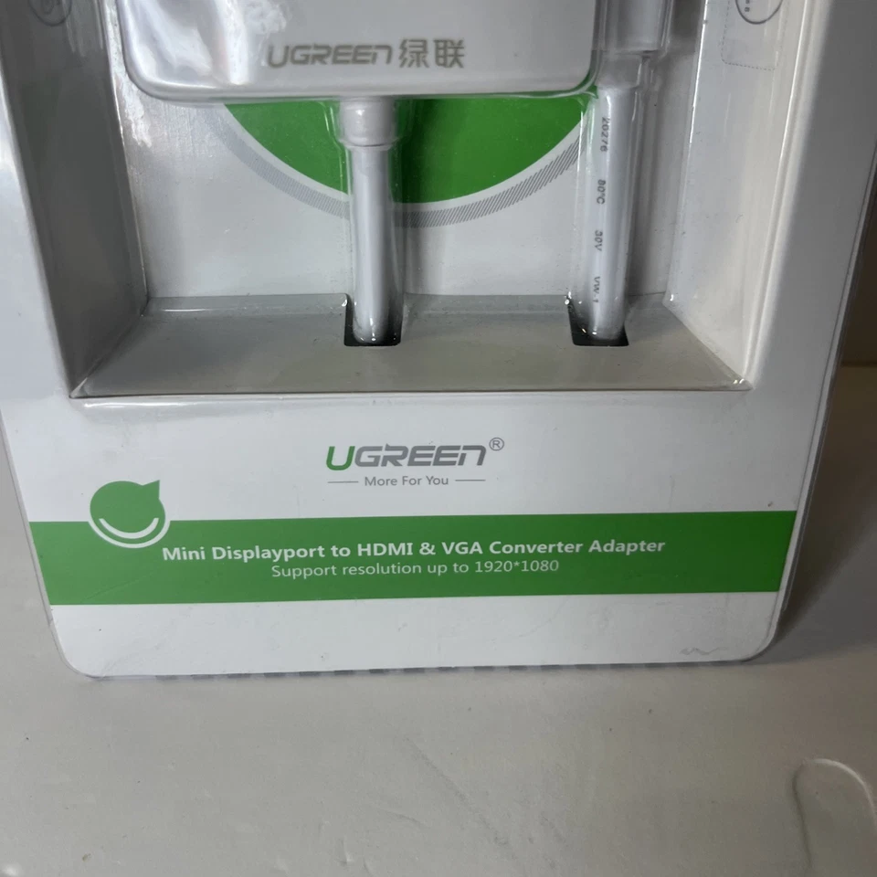 U Green Mini Displayport To HDMI & VGA Converter Adapter   - Image 2 of 4