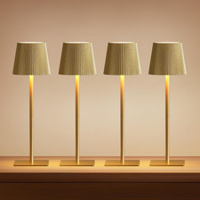 4 Pack Cordless Table Lamp,6000Mah Rechargeable Battery Operated Desk Lamp,Two A