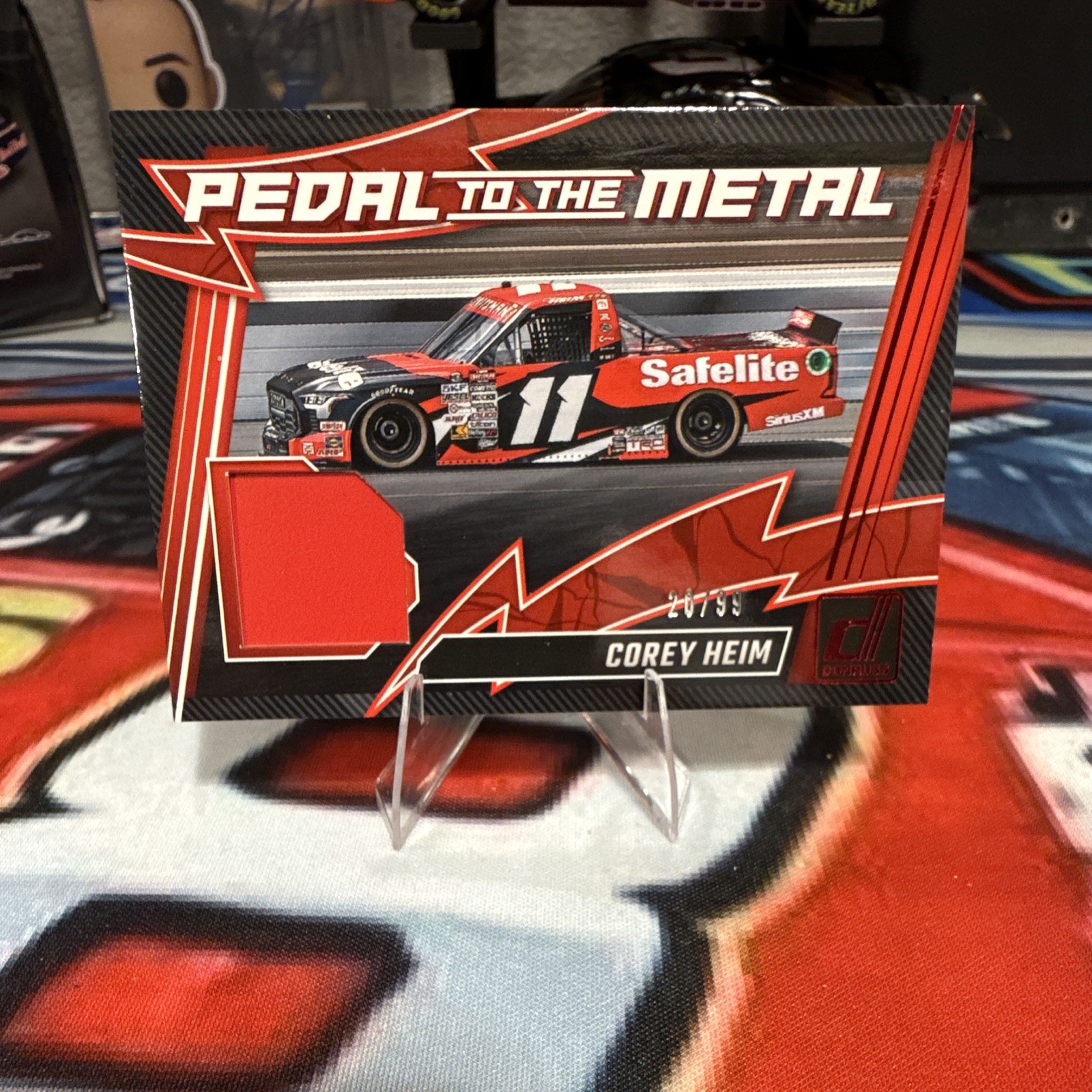 Panini 2025 Donruss Racing NASCAR Corey Heim Pedal to the Metal PM-CHM #20/99