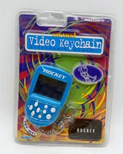 Manley Toy Quest Hockey Virtual Keychain Electronic Game Retro Handheld Sealed