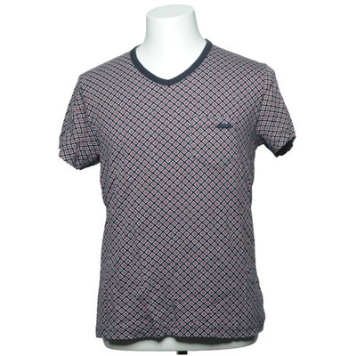 Calida, T-shirt, Größe: S, Schwarz/Rot/Weiß, Baumwolle, Karo, Herren #SYy