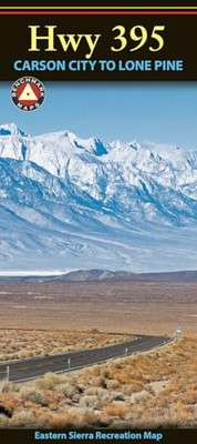 Eastern Sierra Recreation Map: Hwy 395 Carson City to Lone Pine
