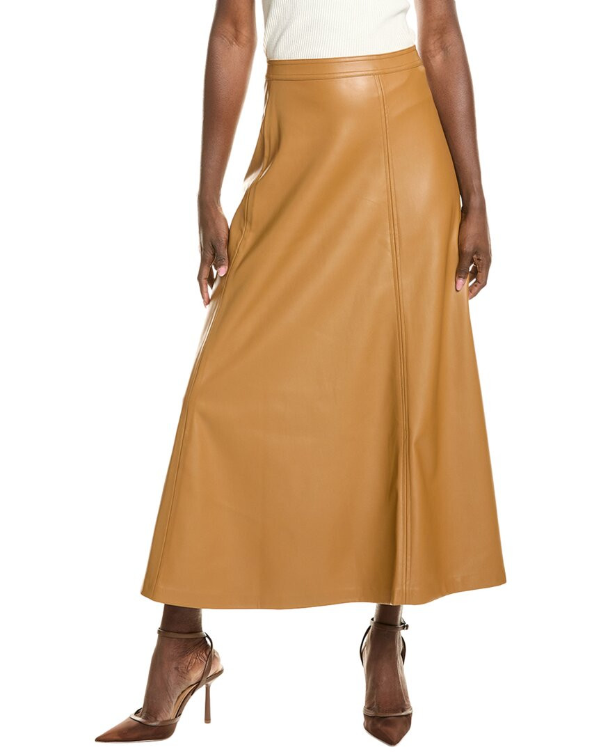 Женская юбка макси со швами от Vince Camuto коричневого цвета Xl