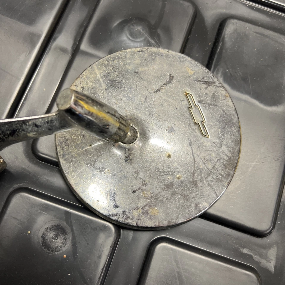 Espejo retrovisor lateral cromado Chevy Chevrolet Malibu Chevelle 1965 de colección P-382156 C1 OEM Foto 2 de 4