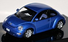 1/43 VW New Beetle 1999 - Blue   by AutoArt USA Ship  55731