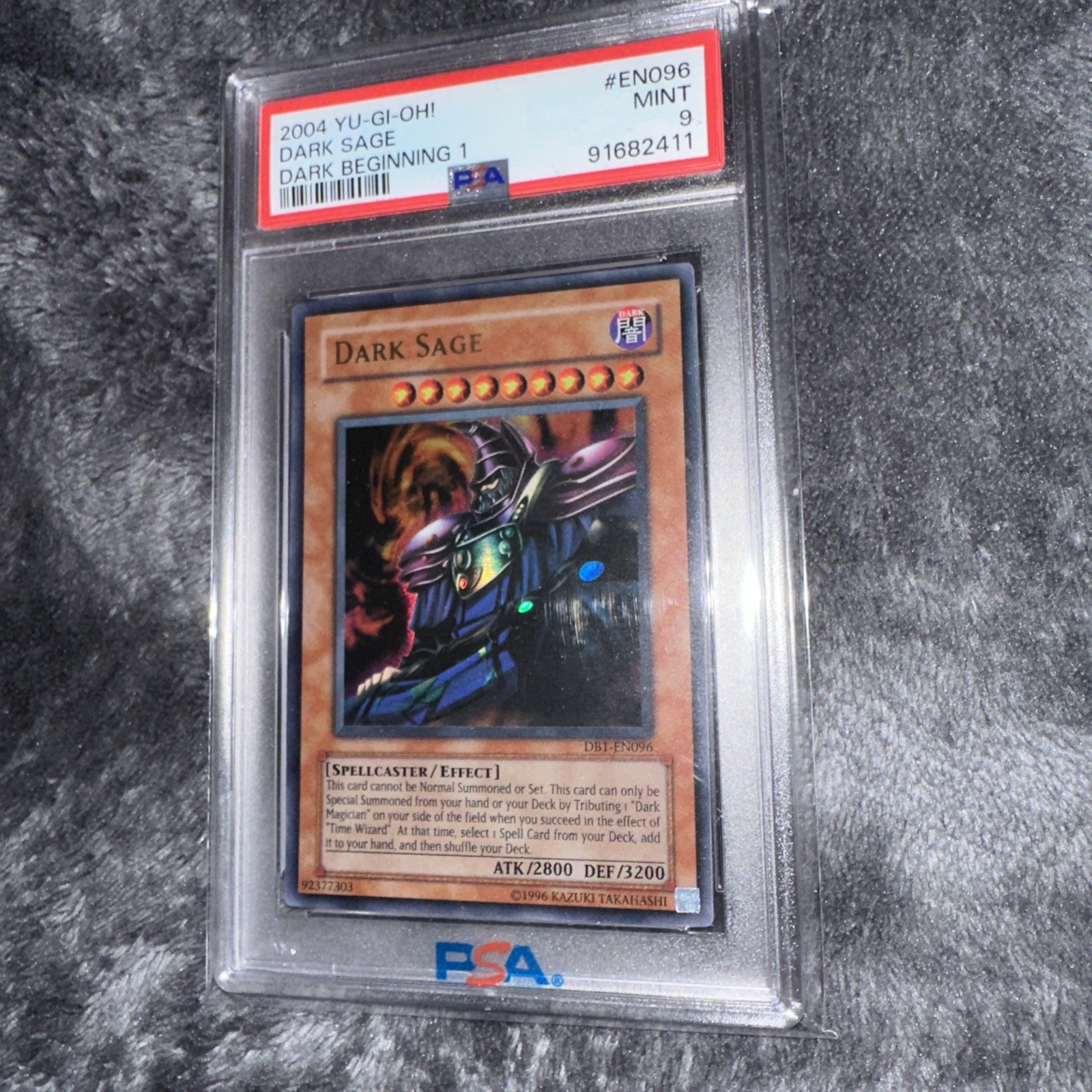 Yu-Gi-Oh Dark Sage Dark Beginning 1 DB1-EN096 Unlimited Ultra Rare PSA 9