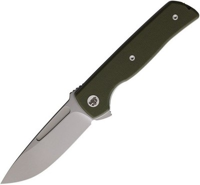 Terzuola Knives Pocket Blade Nitro-V Steel G10 Handle - ATCF LITE GREEN-SW