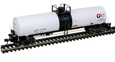 ATLAS ( HO) 20 007 563 ACFX (OLIN CORP. CARE CAR) 17,360 GAL TANK CAR # 77393
