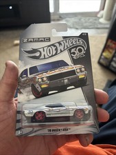 Hot Wheels 2018 50th Anniversary ZAMAC Flames 4 '70 Buick GSX 1970 1:64 FRN27