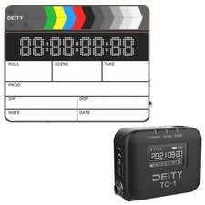 Deity Microphones TC-SL1 Bluetooth Timecode Smart Clapper Slate with TC-1 Wirele