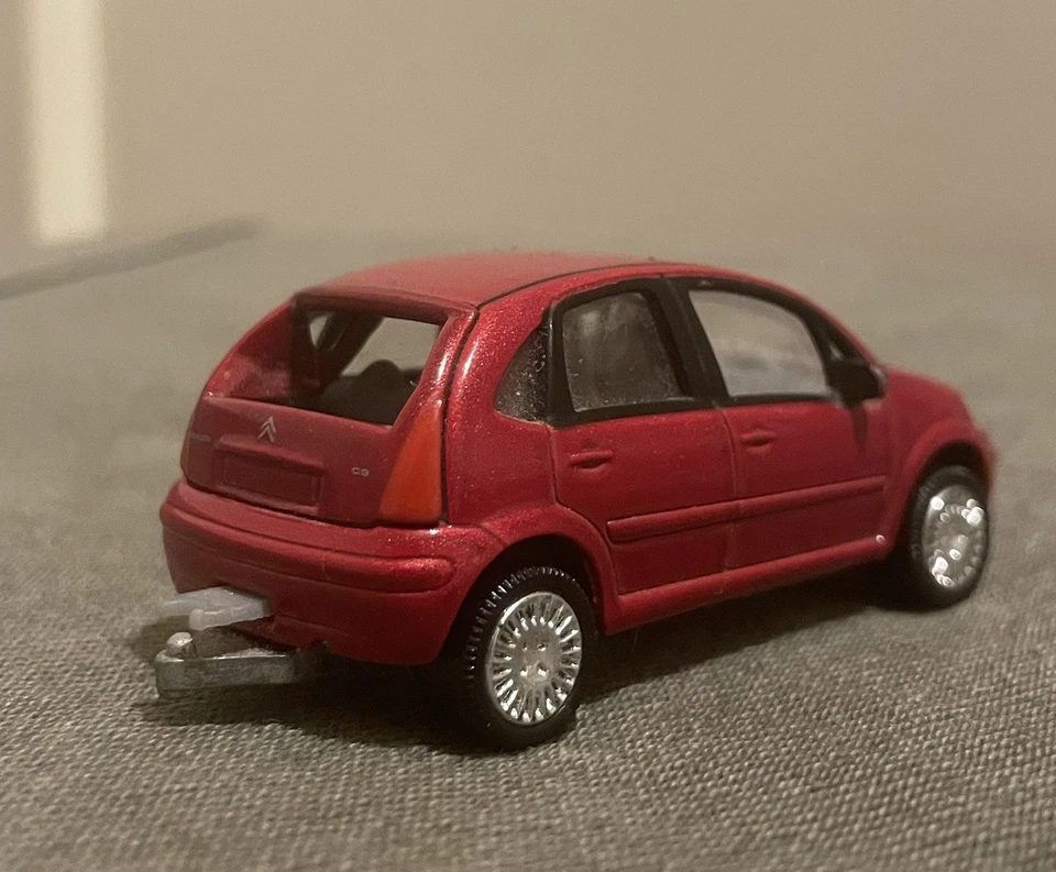 Modellino Norev Citroen C3 1 I 2002 Metallo 3 Inches 1:55 1/55 Stato Corretto - Immagine 4 di 4