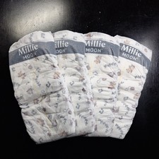 4 Millie Moon Diapers Sample Size 8 42 lbs Bigger than Pampers Feather Soft