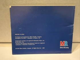 Nintendo NES World Games Instruction Manual Only