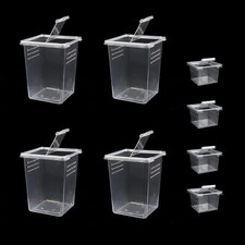8 Pack Small Reptile Breeding Box, 4 High, 4 Small, Spider Terrarium, Arboreal