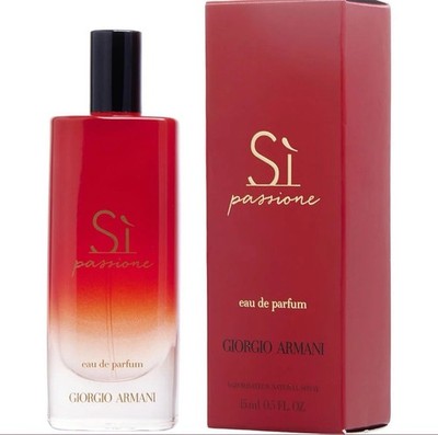 Giorgio Armani Sì Passione Eau de Parfum EDP Spray for Women 0.5 oz / 15 ml NEW