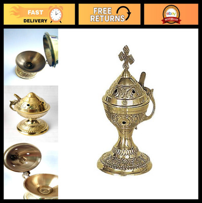 Byzantine Orthodox Greek Incense Burner Censer for Liturgy - Religious Ceremony