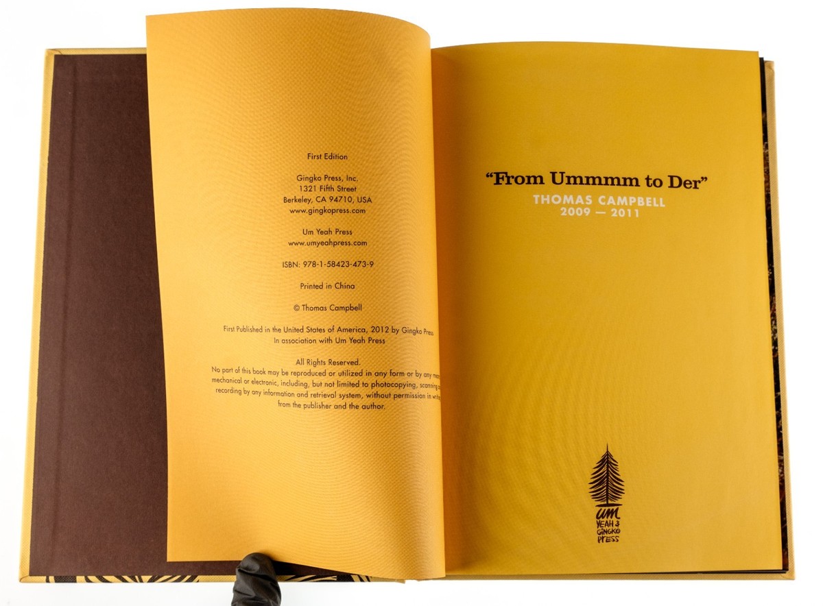From Ummmm to Der Via Thomas Campbell 2012 1st Edition Stated HC 