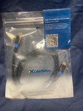 BRANDNEU Cable Matters USB-C auf Micro-B Kabel in Schwarz 3,3 Fuß
