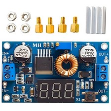 PCB Voltmeter Heatsink Standoffs DC-DC Step Down 5A 75W Adjustable Brand New