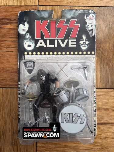 Set completo vintage 2000 McFarlane Toys KISS ALIVE ACE PAUL GENE PETER KB Toys - Foto 2 di 9