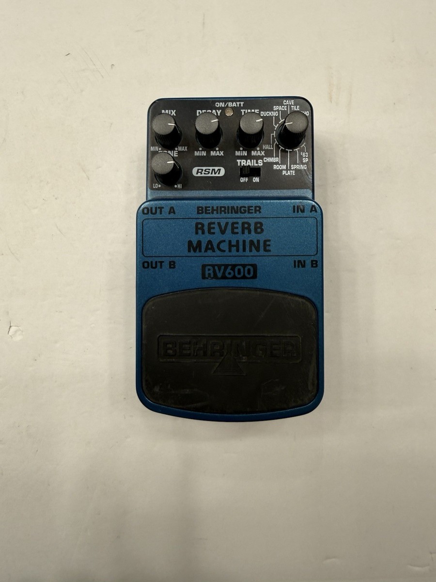 ギター Behringer RV600 REVERB MACHINE Behringer RV600 Reverb Machine Stereo Digital Guitar Effect Pedal