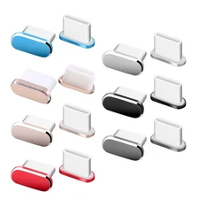Type-C Anti-Dust Plug Stopper Silicone Light Weight Dust Cap for Smartphone