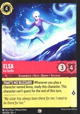 Elsa - Ice Surfer 109/204 Common The First Chapter NM Lorcana Disney