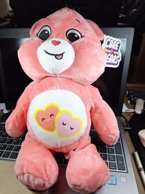 Basic Fun Care Bears Plush Cheer 14 In 2022 NWT. PINK W 2 Heart TUMMY Prize PL8