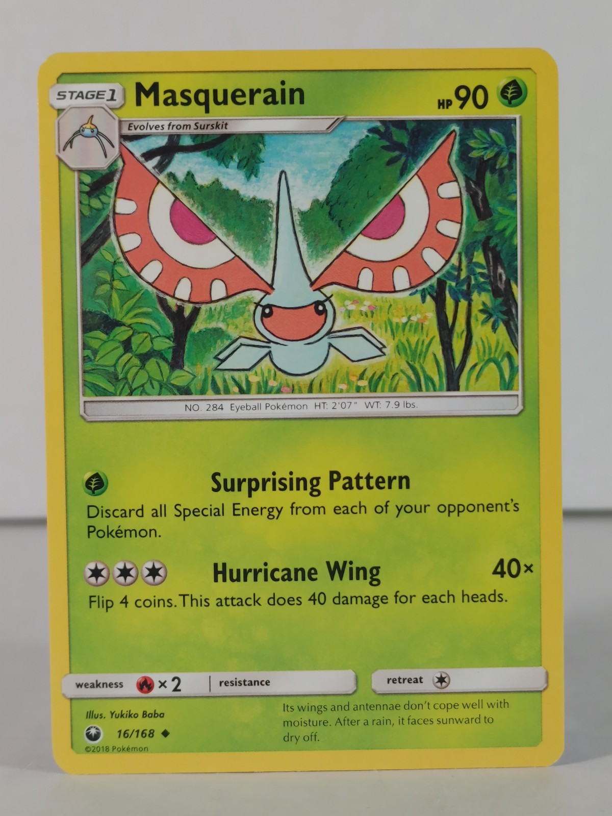 Masquerain - Celestial Storm - 16/168 - singles - Pokemon TCG