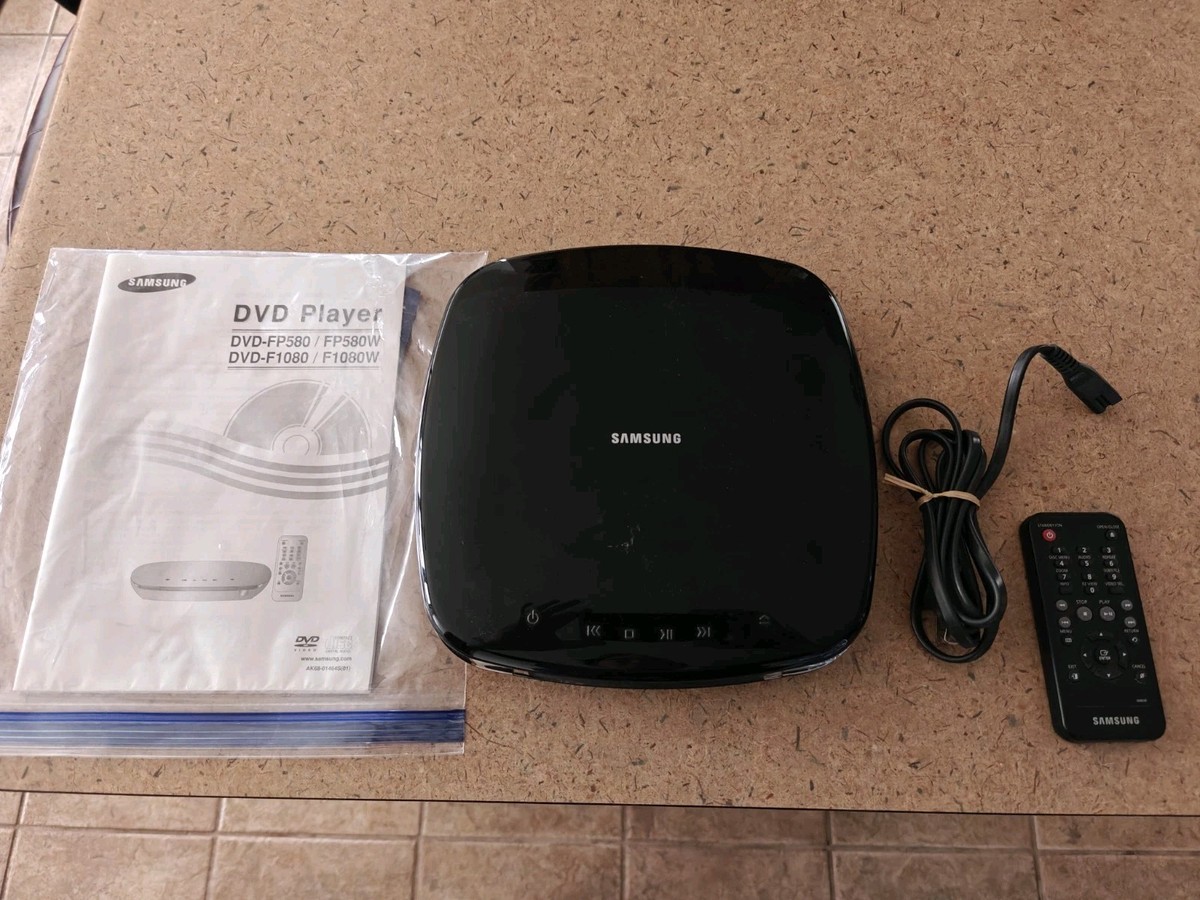 Samsung DVD-F1080 Digital Video Disc Player (DVD) Black TESTED
