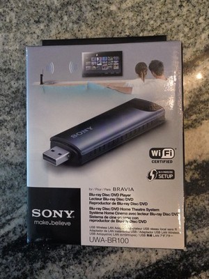 Sony UWA-BR100 USB Wireless LAN Adapter Wi-Fi Dongle for Smart TVs & Devices