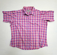 Wrangler Rancher Mens 2XL Plaid Short Sleeve ...