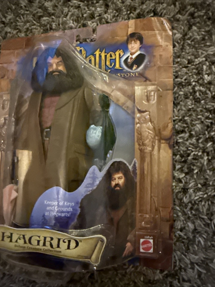 Figura de acción Harry Potter HAGRID Mattel Deluxe Creature Collection nueva 2001 Foto 4 de 4