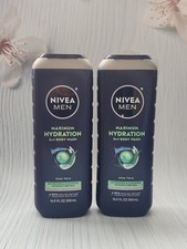 Pack of 2 Nivea Men Maximum Hydration 3 In 1 Body Wash, Aloe Vera, 16.9 fl oz