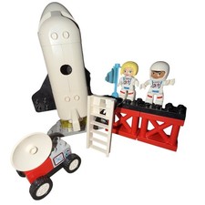 LEGO DUPLO Space Rocket Shuttle Astronauts La...