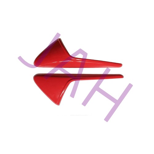 SIDE CAMERA DECORATION COVER 2x TRIM GLOSS RED FOR TESLA MODEL 3 S X Y 17-23 - Picture 2 of 10
