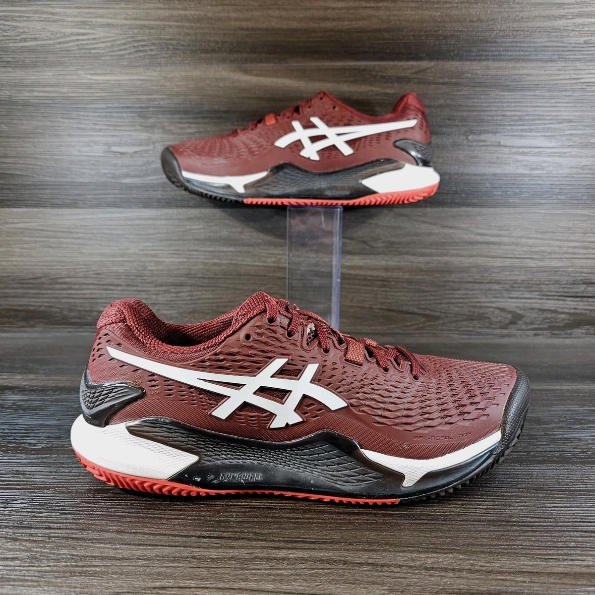 ASICS Solution Speed FF 2 Antique Red Tennis Shoes - Men's Size 7