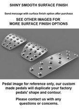 Porsche 911 992 Basic Manual Billet Aluminum Racing Pedal Pad Covers