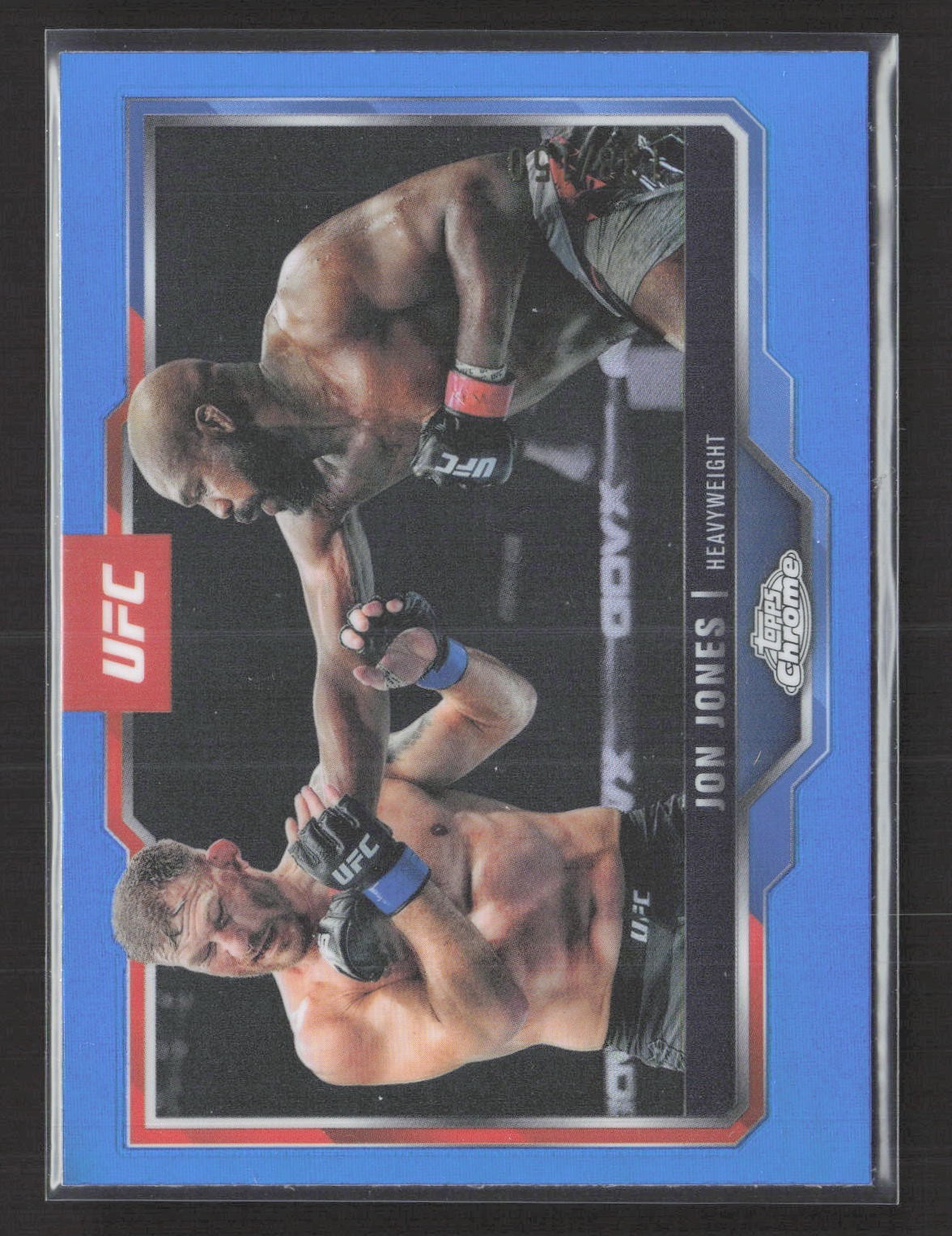 2025 Topps Chrome UFC - Jon Jones #83 Blue Refractor /150