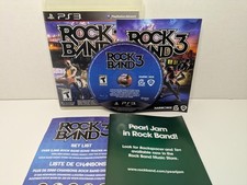 Rock Band 3 (Sony PlayStation 3, PS3, 2010) CIB Complete Tested Working