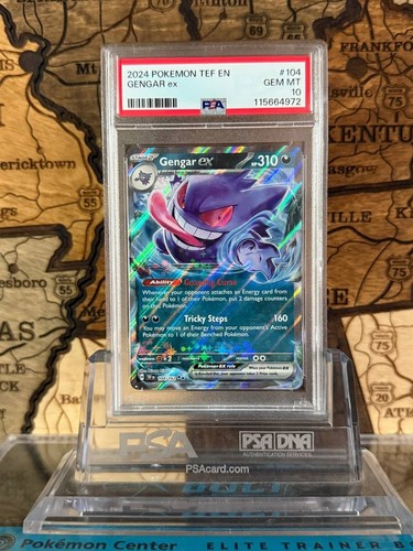 Gengar ex 104/162 Sv05: Temporal Forces Holo PSA 10