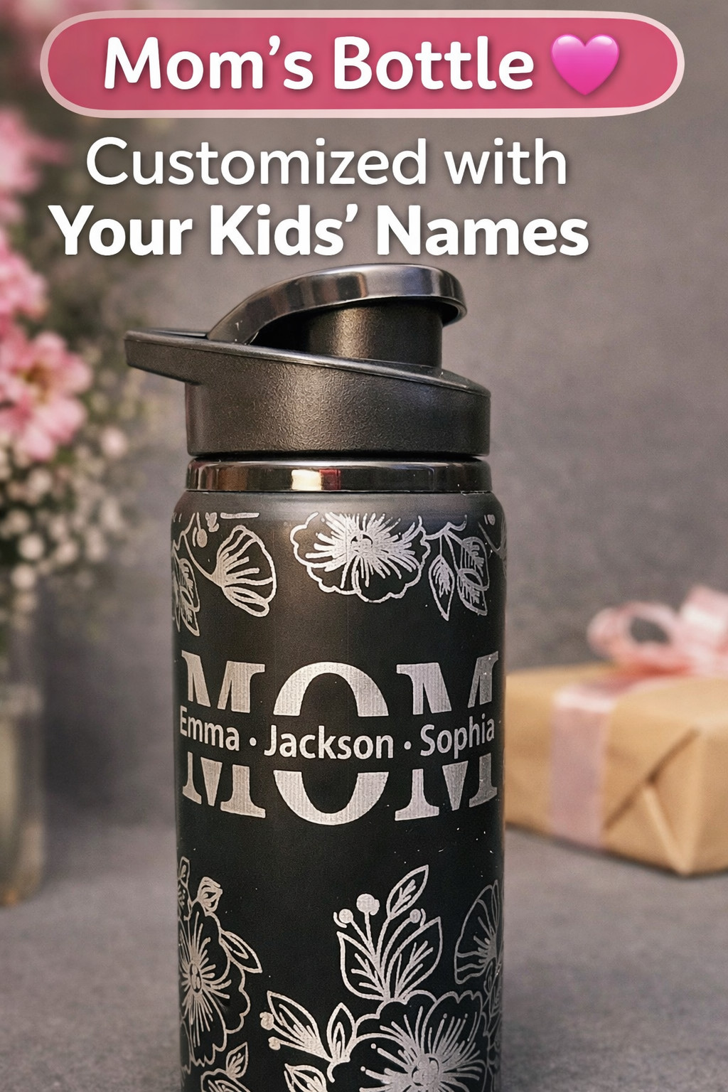 With Kids Names | 20oz Stainless Steel Tumbler